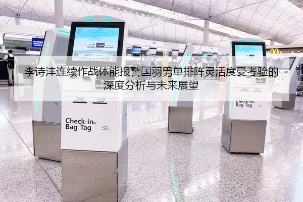 李诗沣连续作战体能报警国羽男单排阵灵活度受考验的深度分析与未来展望